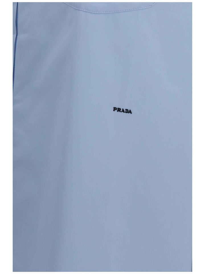 Oversized Shirt with pocket and embroidered logo