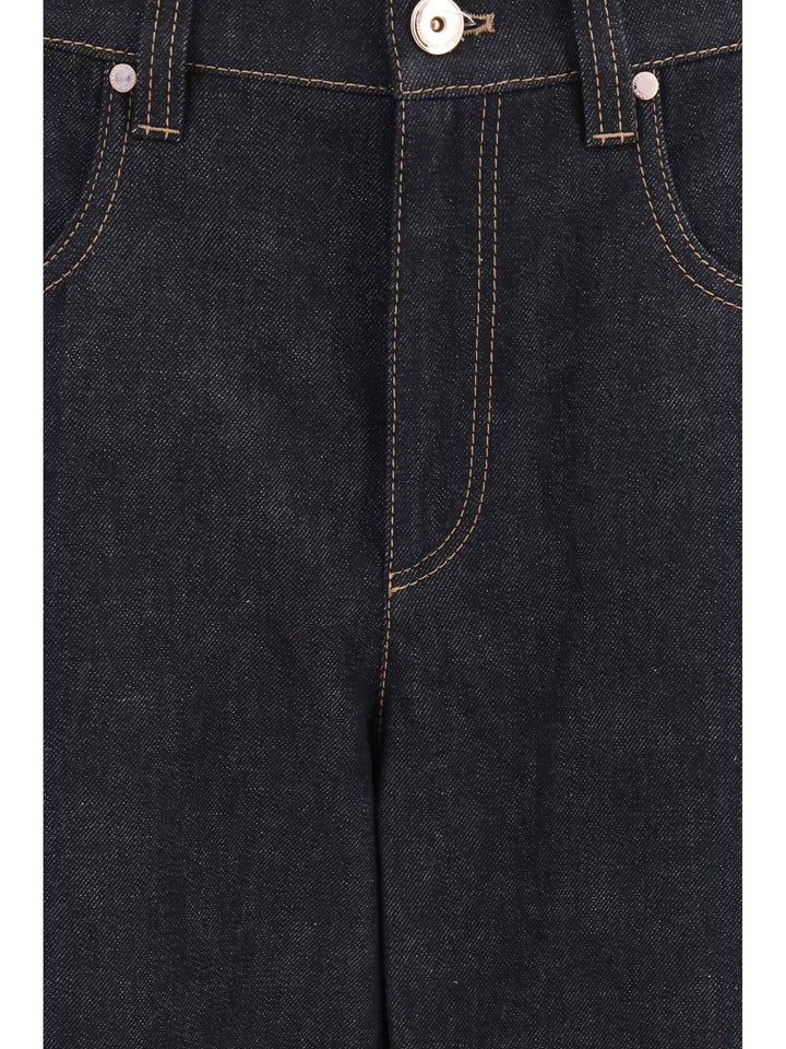 Straight-leg denim Jeans