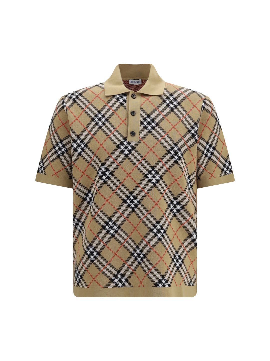 Check cotton blend Polo Shirt 1