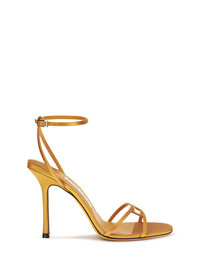 Leo Sandals in satin 1