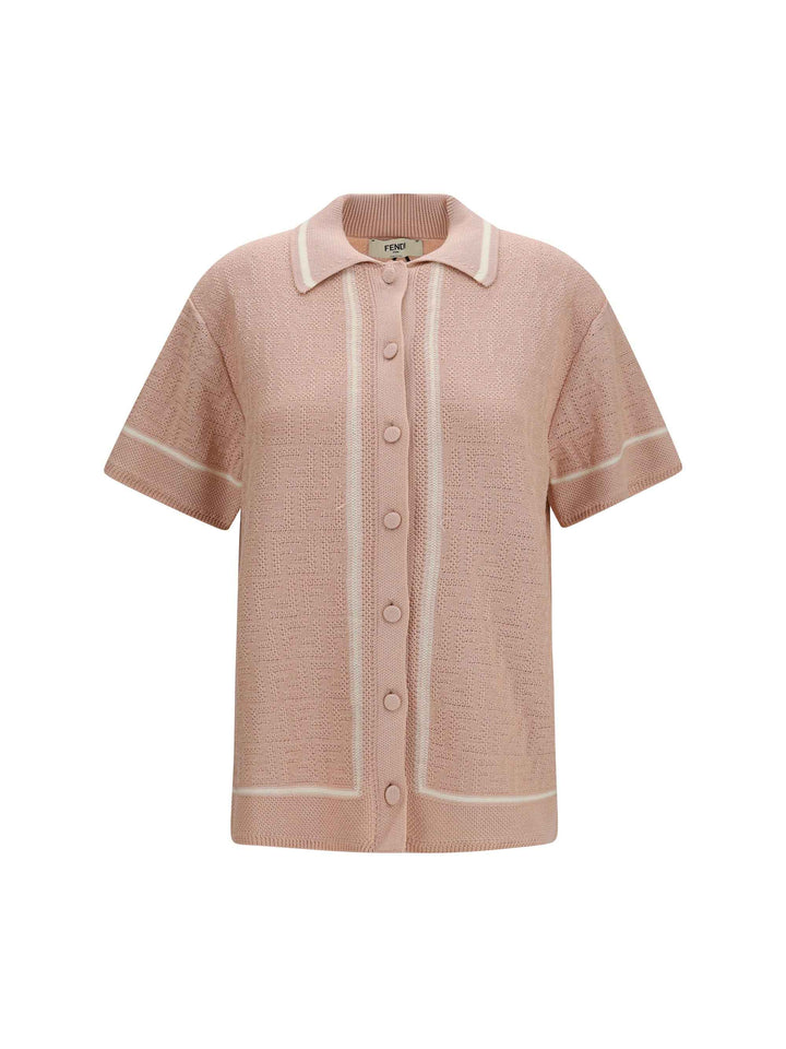 FF all-over crochet Shirt