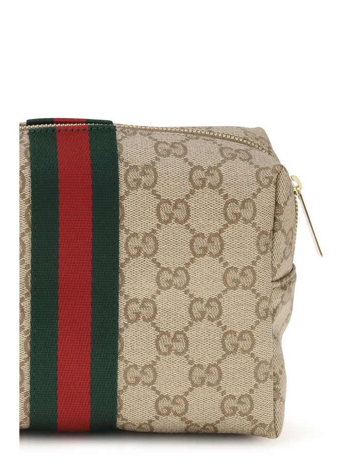 Medium Beauty Case with Web stripe 4