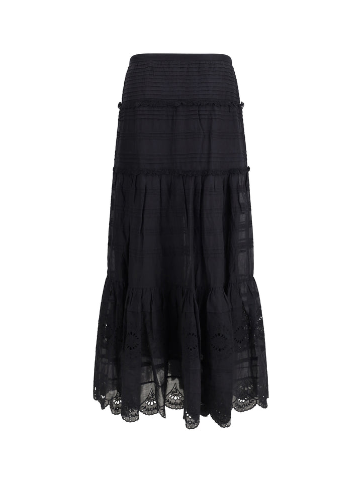 Paoline Long Cotton Skirt 2