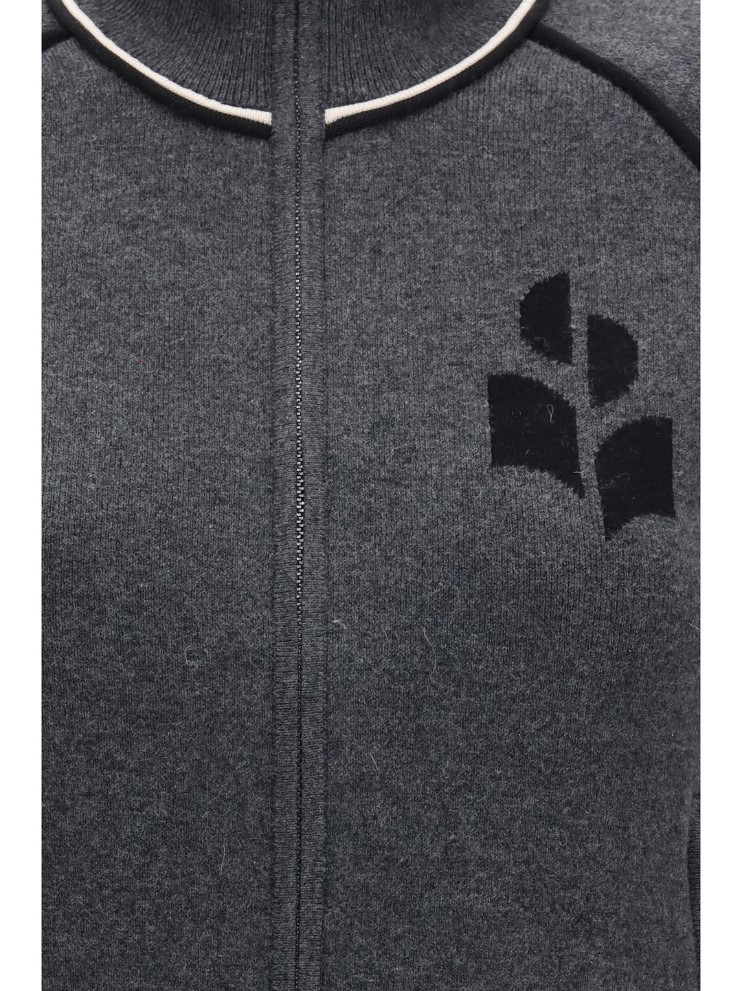Lanya logo and zip Cardigan 3