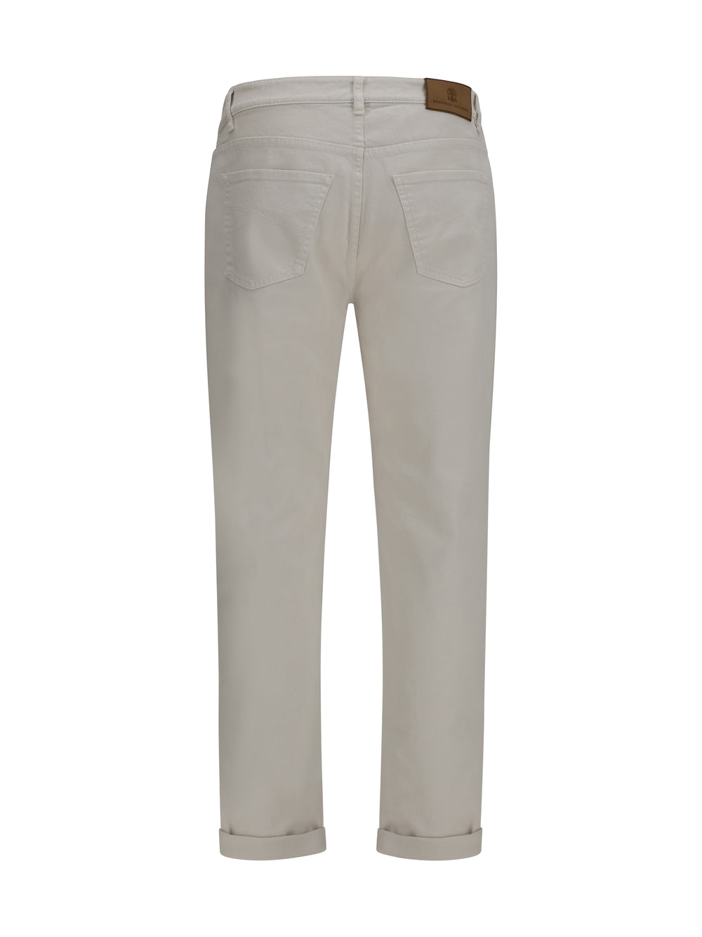 Jeans with turn-up hem 2