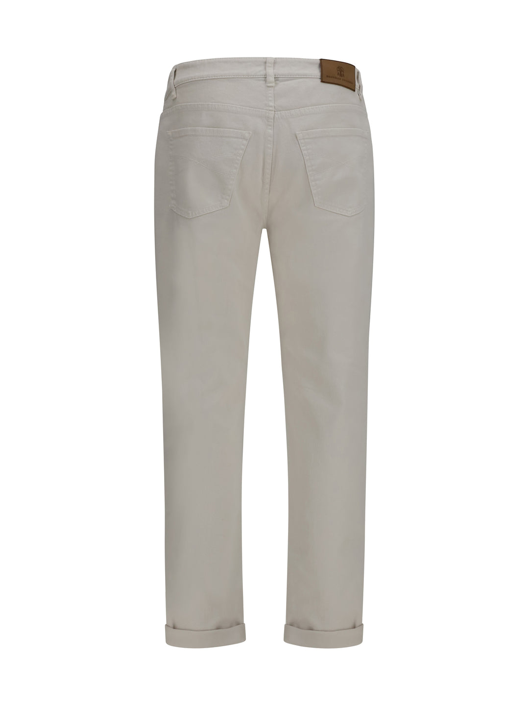 Jeans with turn-up hem 2