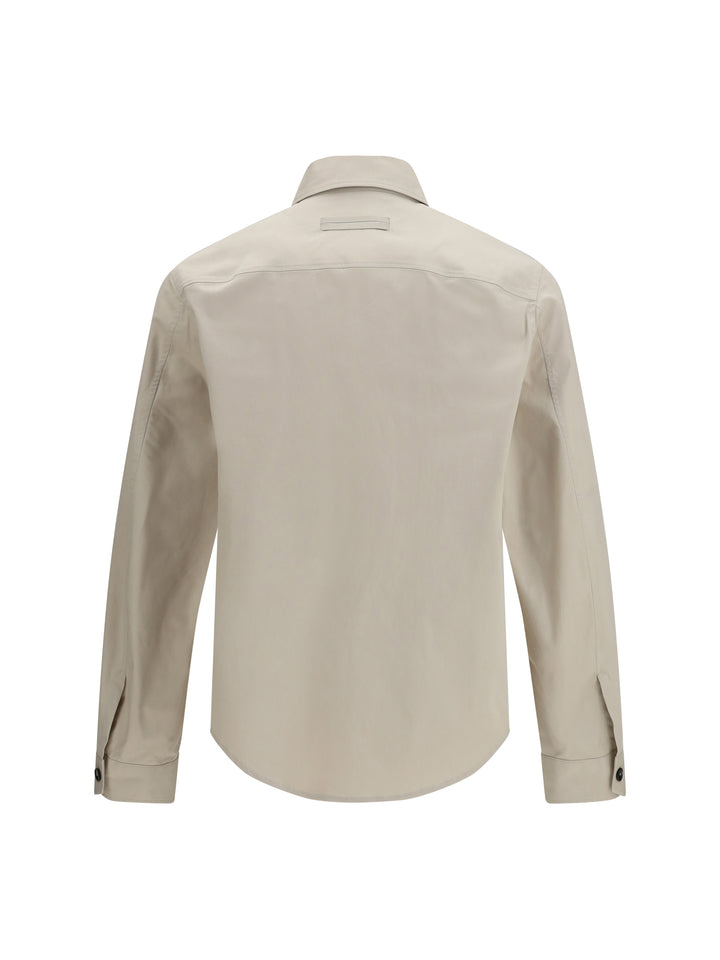 Linen wool and silk Shirt jacket 2