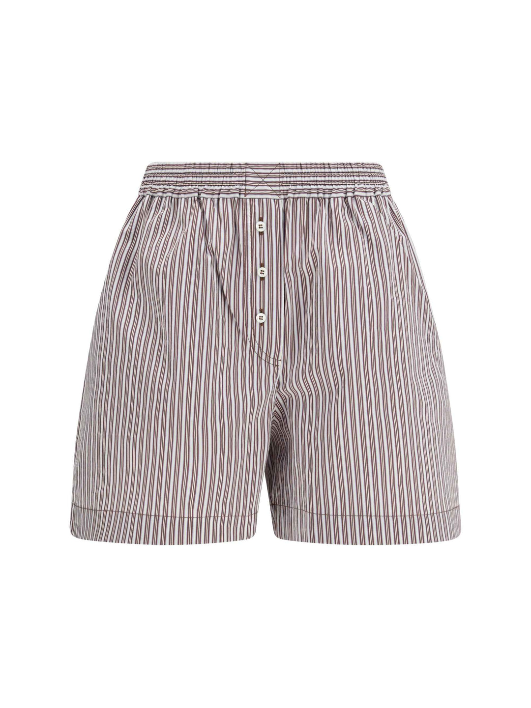 Striped silk Shorts
