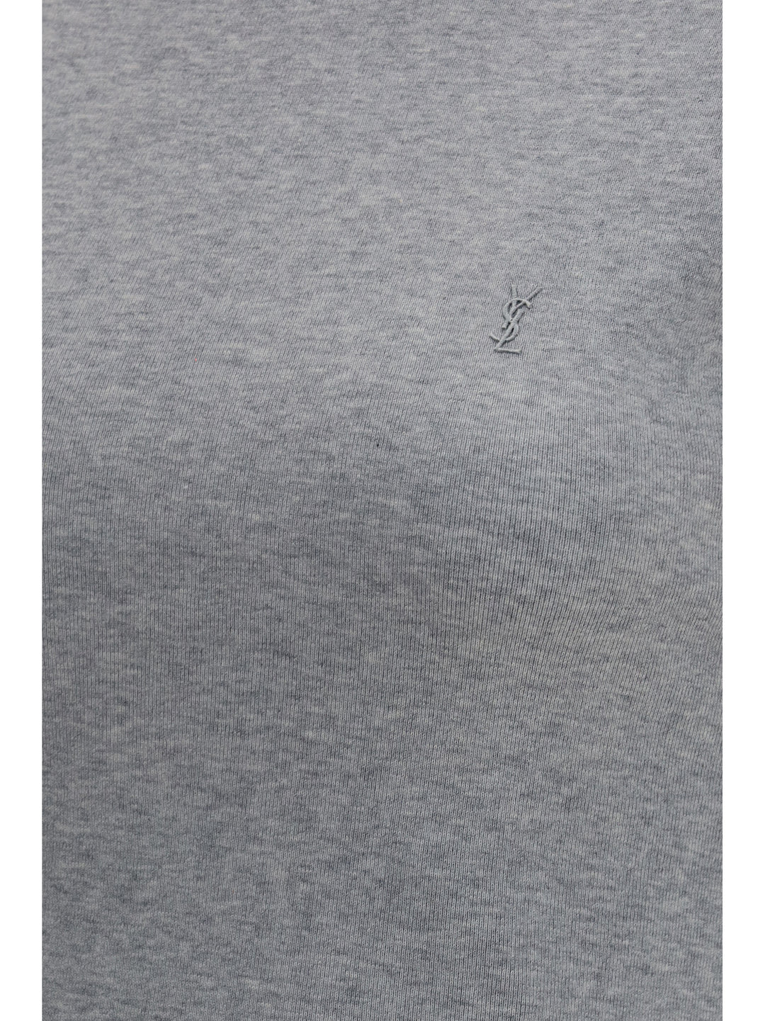 Fitted cotton T-shirt with embroidered logo 3