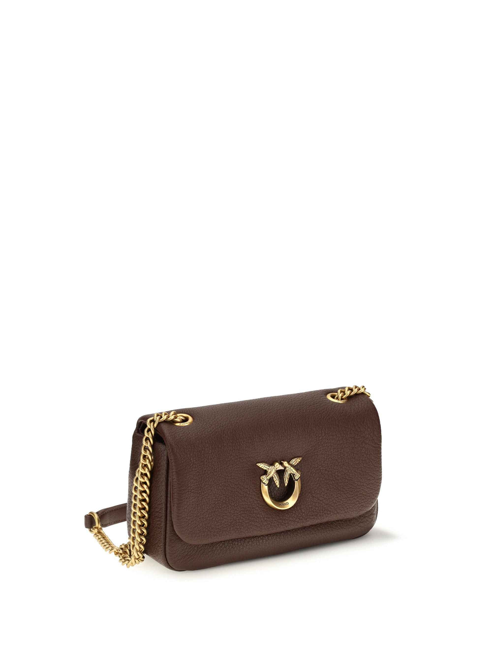 PINKO Bags in CASTANO INTENSO-ANTIQUE GOLD