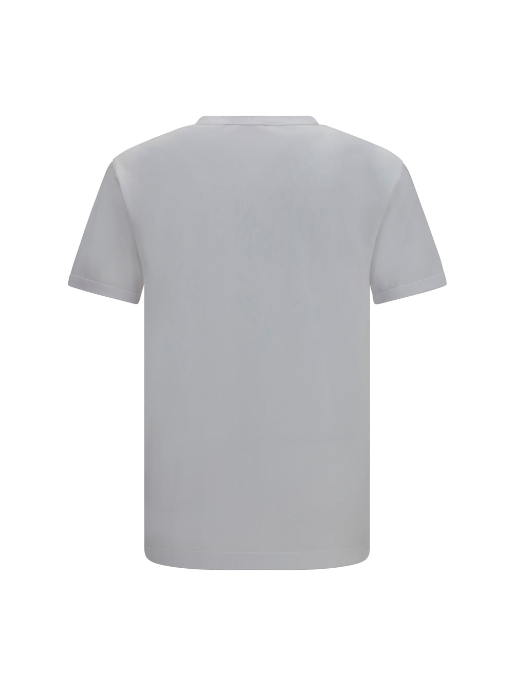 Cotton T-shirt with logo plaque 2