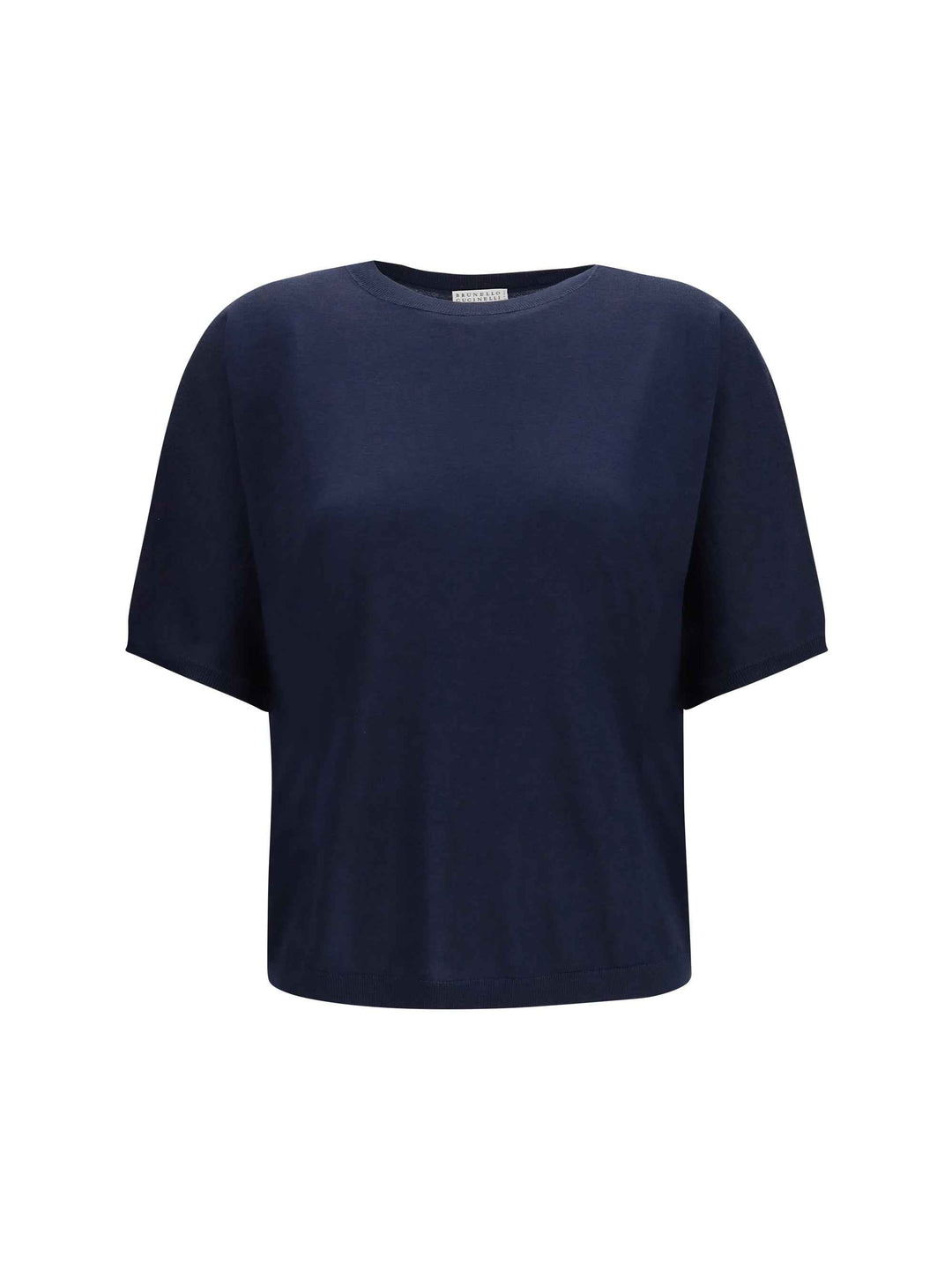 Short-sleeve cashmere and silk Sweater
