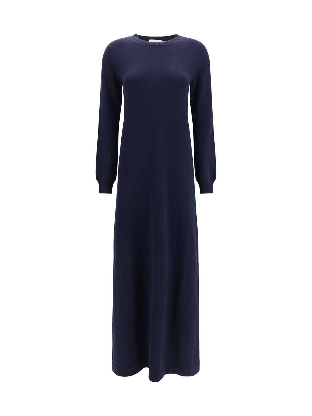 Long cashmere crewneck Dress 1