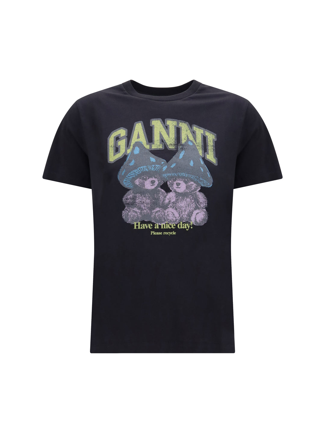 Mushroom Teddy cotton T-shirt 1