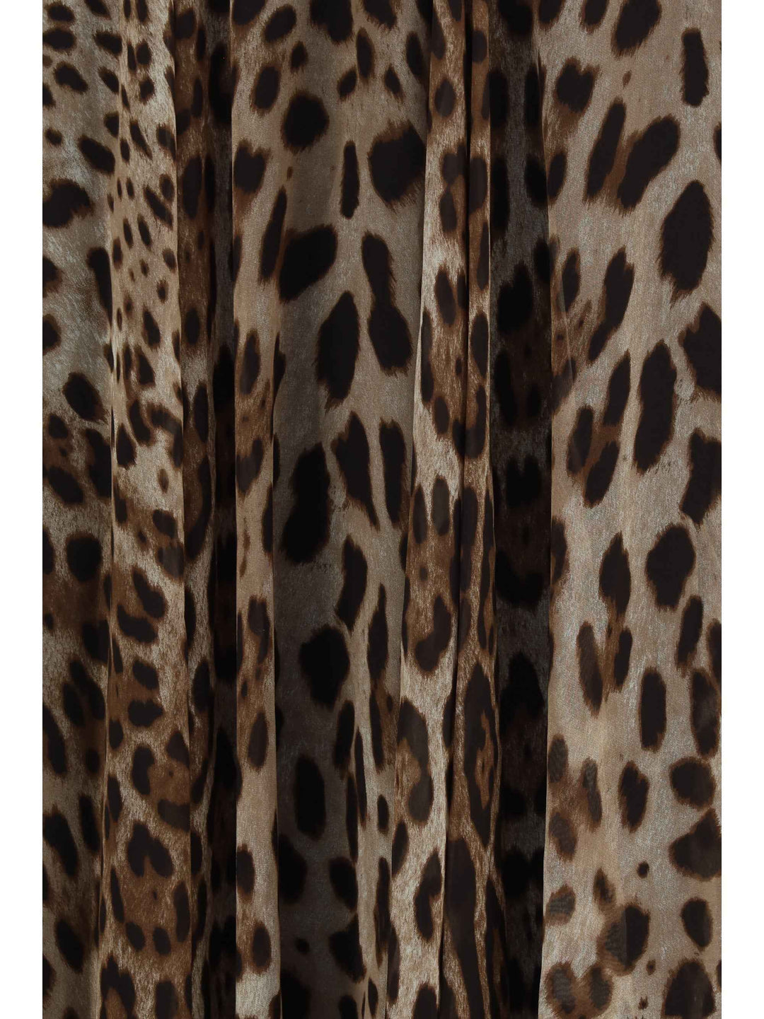 Leopard-print chiffon Skirt