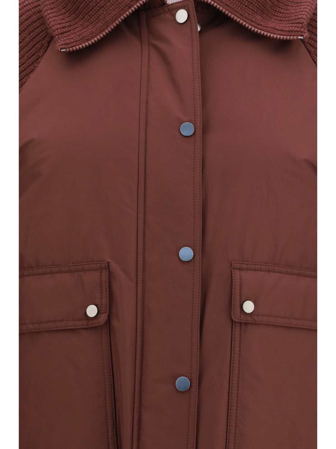 Down Jacket with wool sleeves 3