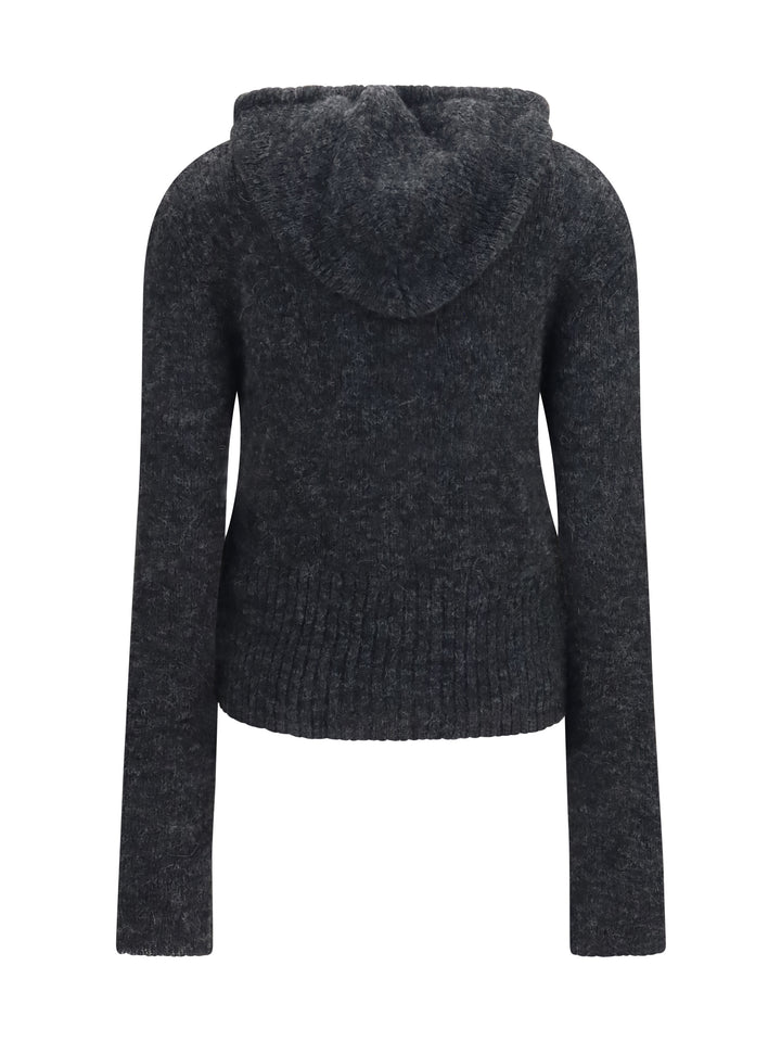 Alpaca-blend Zip-Up Hoodie 2