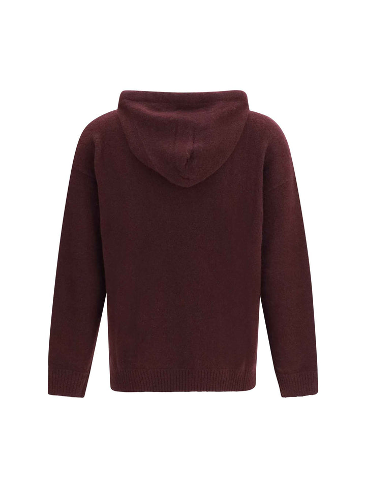 Cashmere and silk hooded Sweater