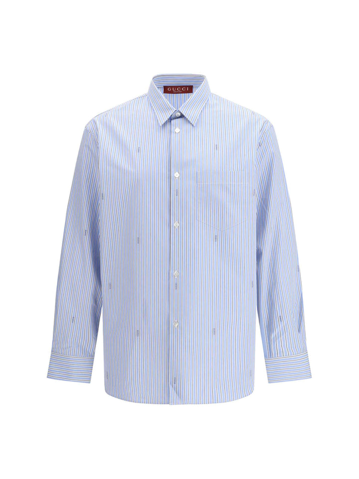 Striped cotton poplin Shirt