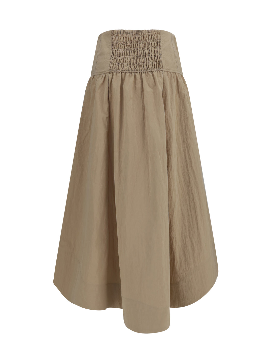 Corset-detail and ruched midi Skirt 2