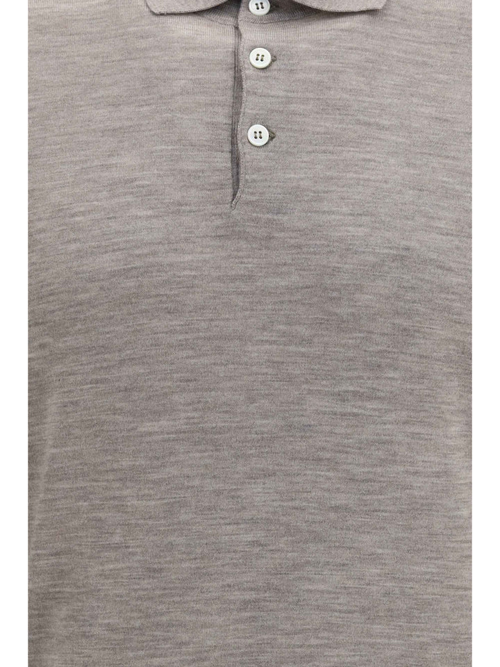 Virgin wool polo Sweater