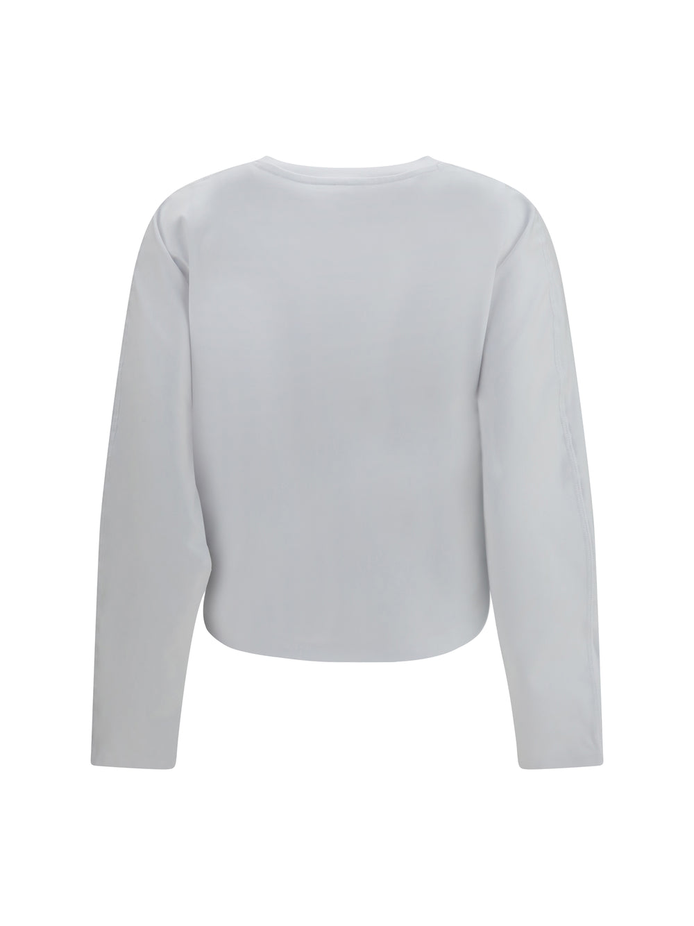 Asymmetric draped stretch cotton Top 2