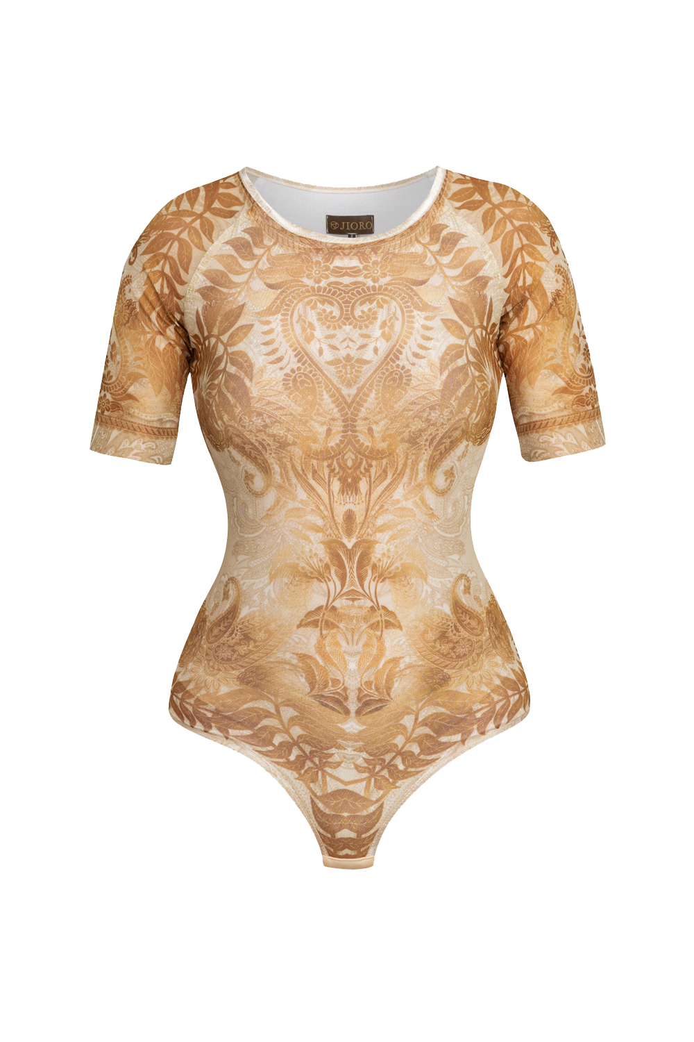 SHORT-SLEEVE BODYSUIT WITH MODAL LINING - SUNSET JIORO БОДИ С КЪС РЪКАВ И ПОДПЛАТА ОТ МОДАЛ - SUNSET JIORO