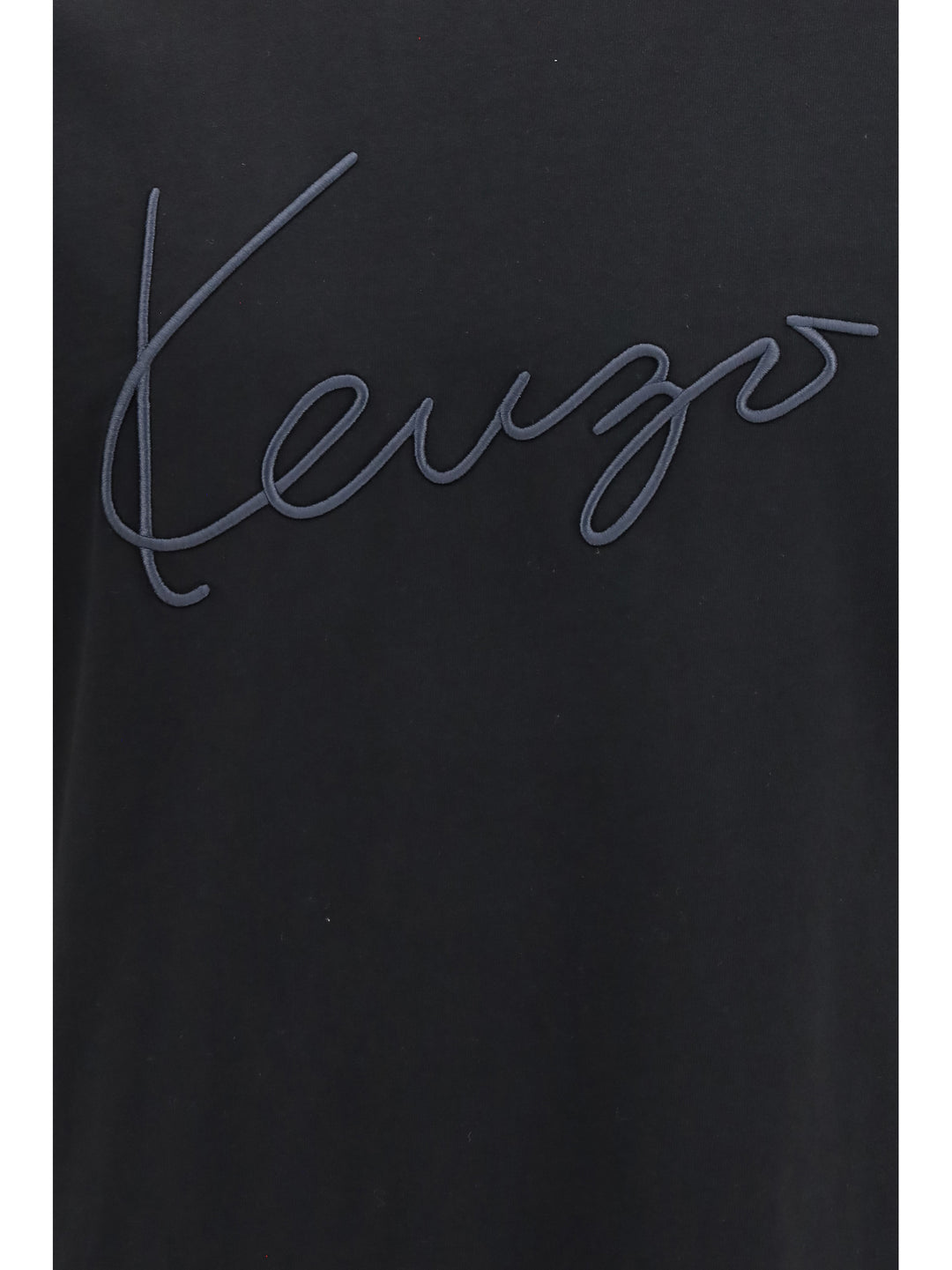 Embroidered signature cotton T-shirt 3