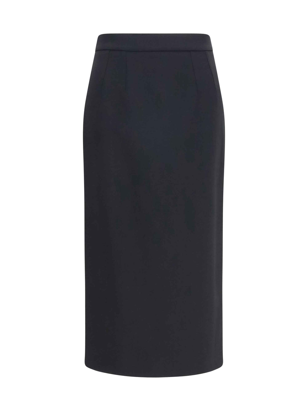 Stretch wool pencil Skirt