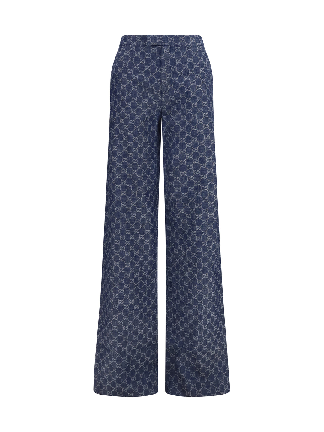 GG cotton jacquard denim Pants 1