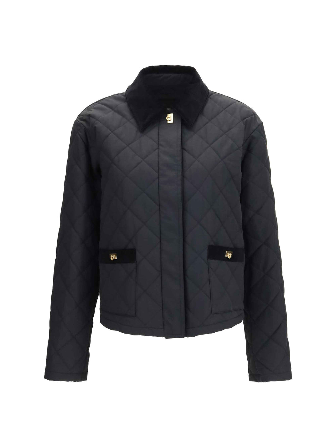 Padded Jacket with Gancini buckles