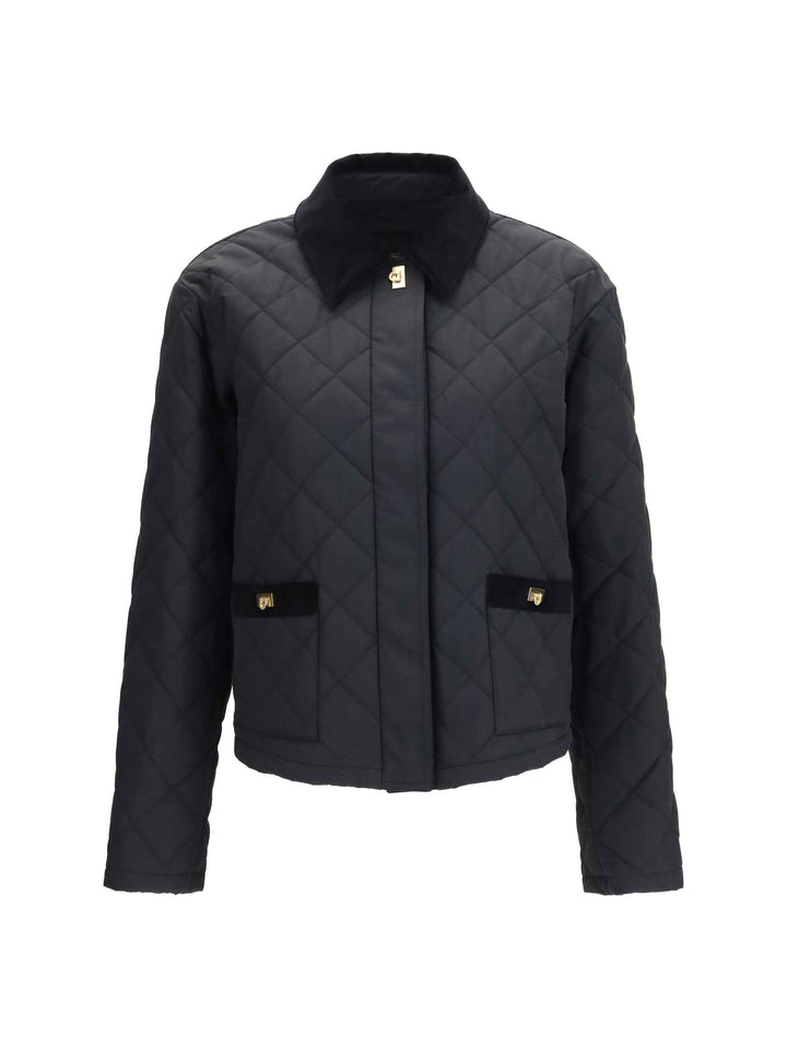 Padded Jacket with Gancini buckles