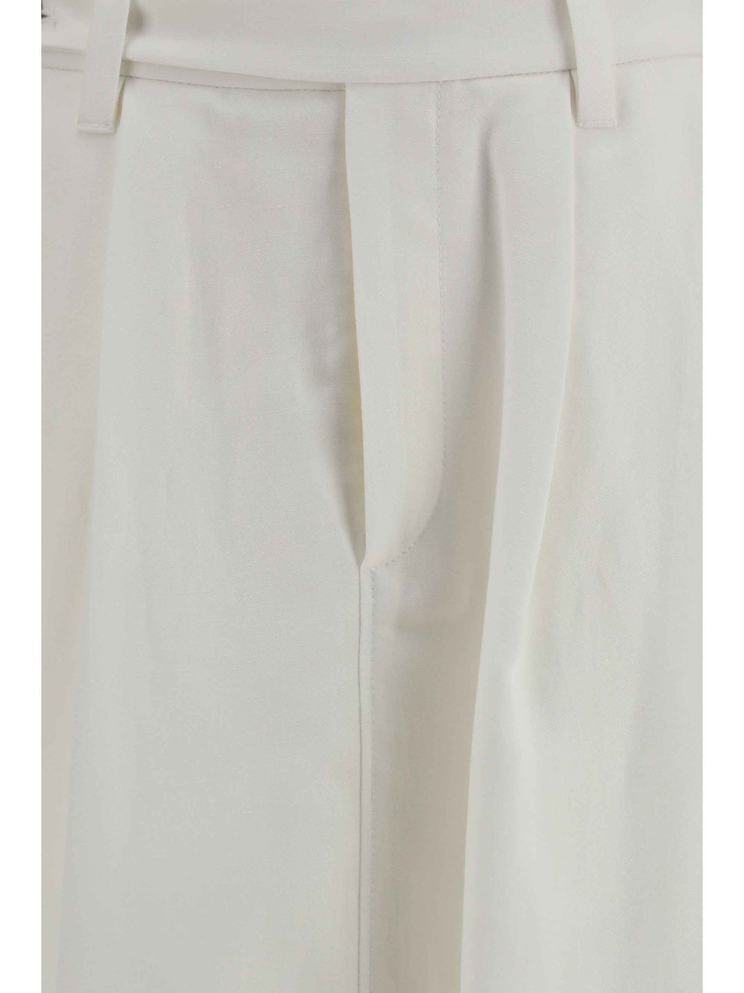 Fluid twill tailored Skirt with monili
