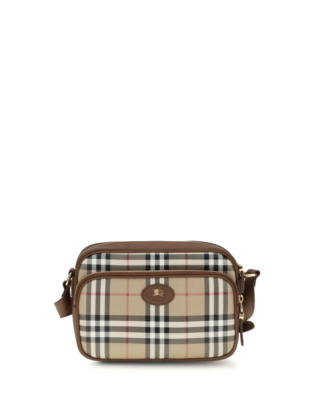 Check front pocket Shoulder Bag