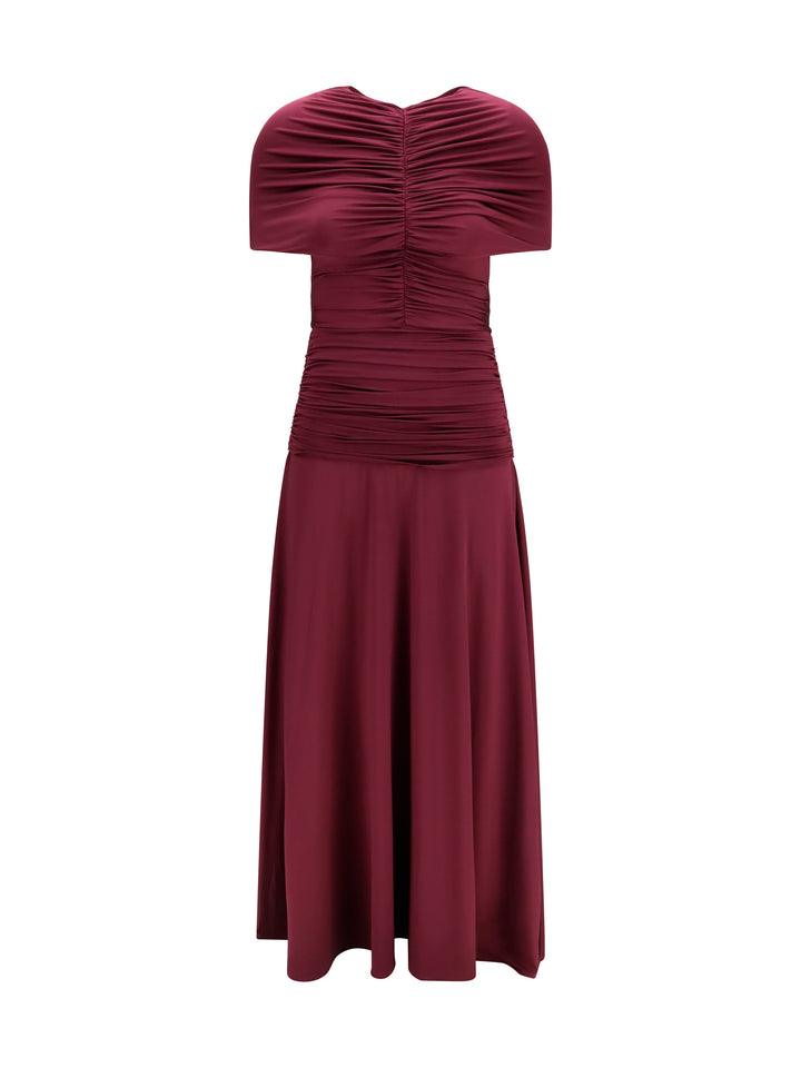 Ruched midi Dress in jersey 1
