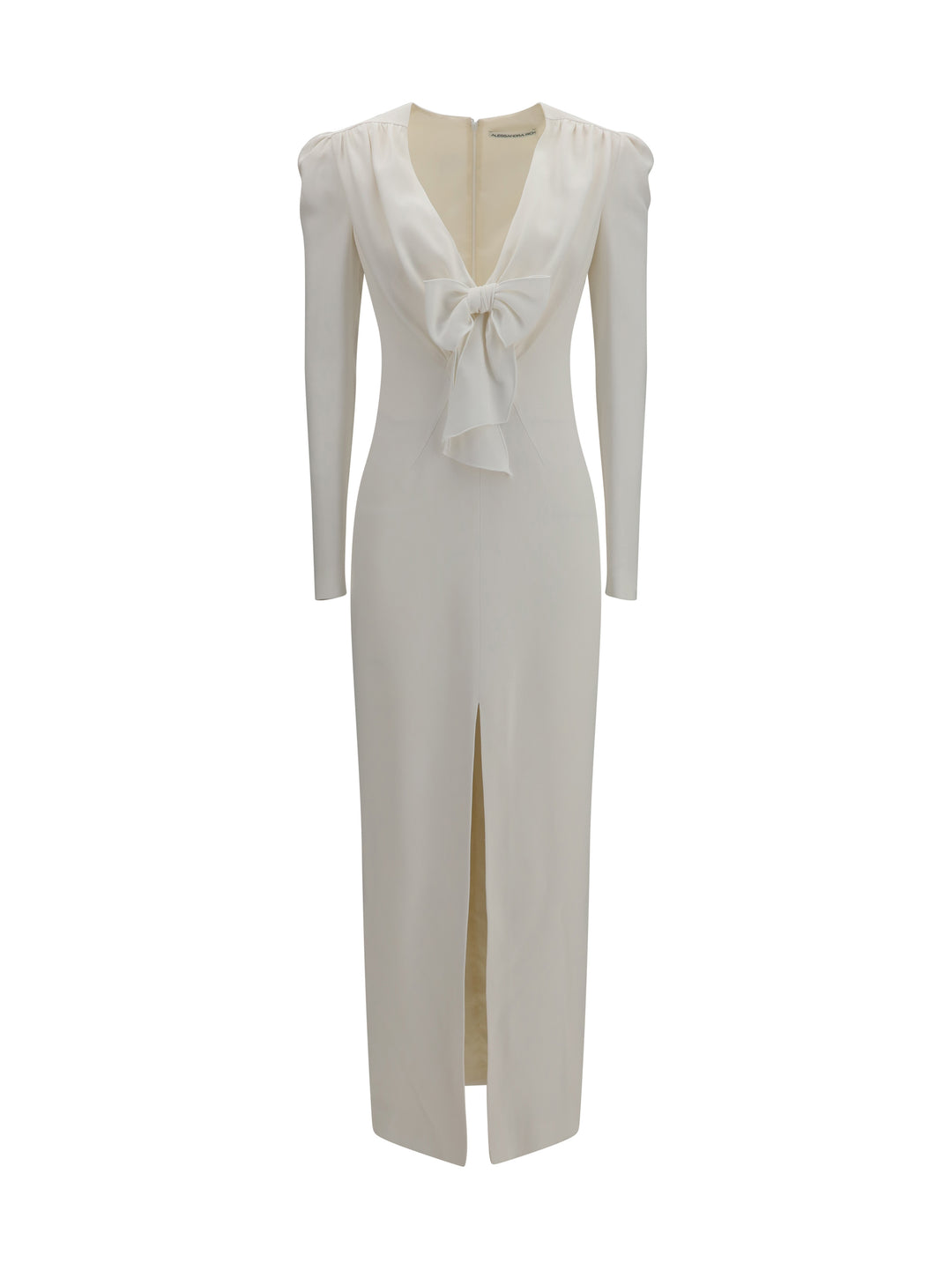 V-neck Dress with bow 1