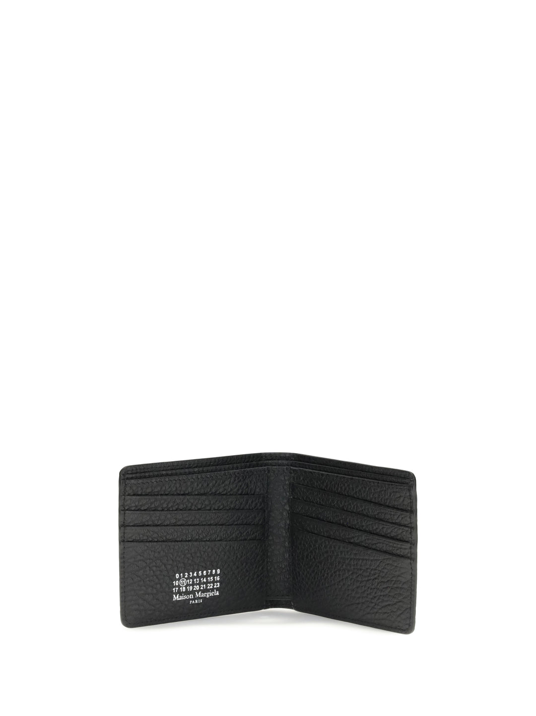 Wallet with iconic contrast stitched 3