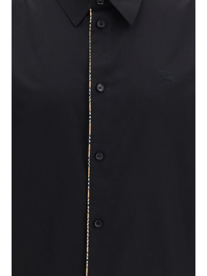 Cotton Shirt with Check trims 3