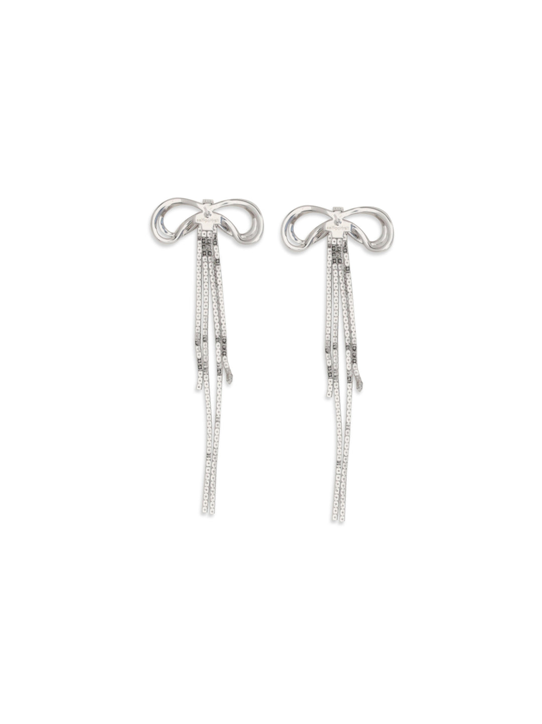 Double crystal bow Earrings 2