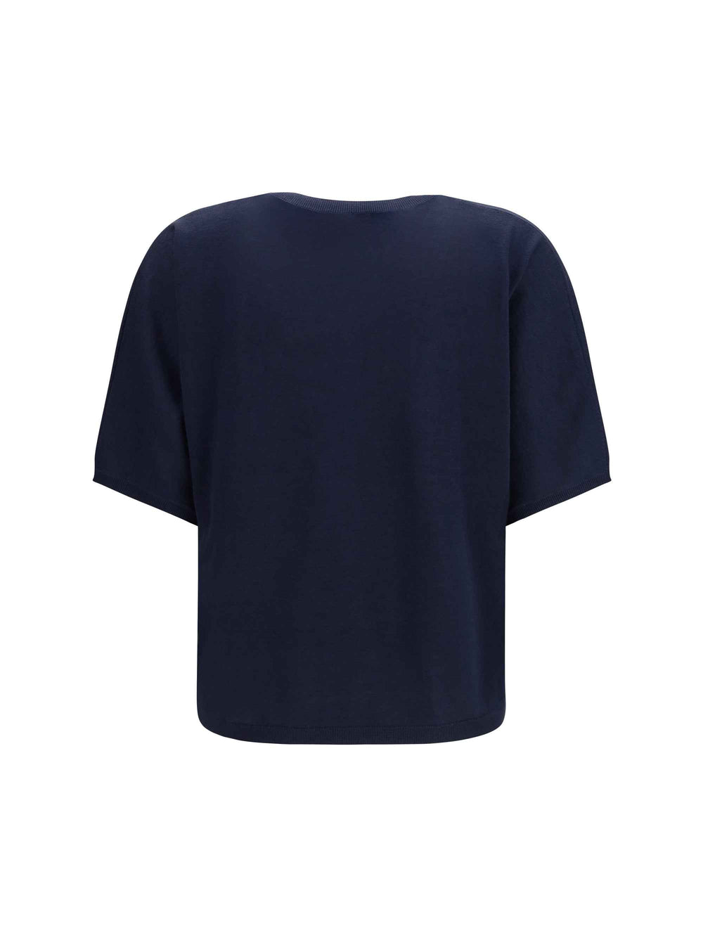Short-sleeve cashmere and silk Sweater