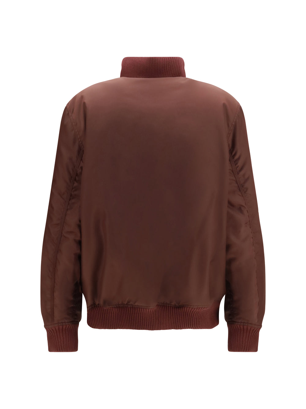 Embroidered logo nylon Bomber Jacket 2