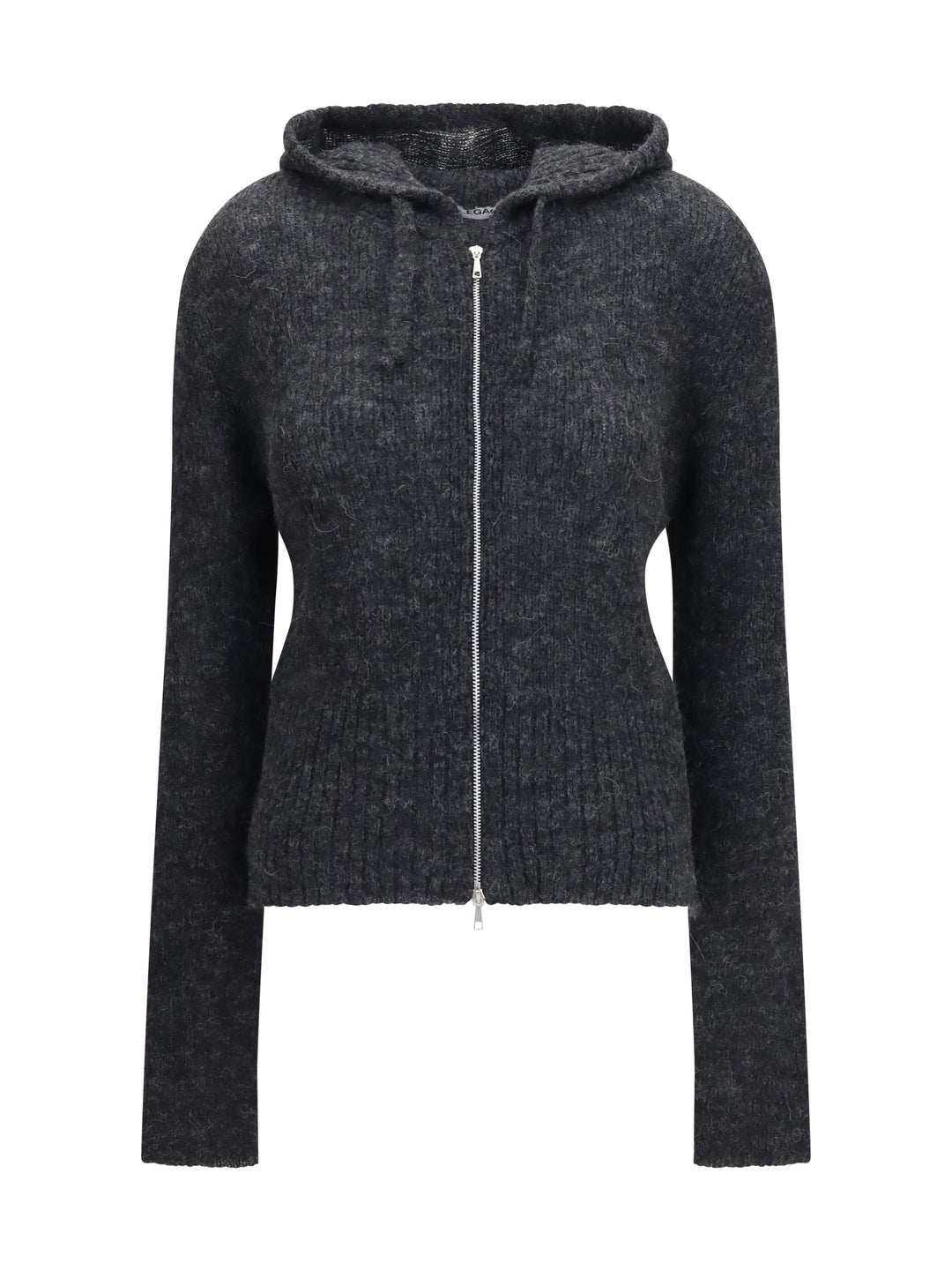 Alpaca-blend Zip-Up Hoodie 1