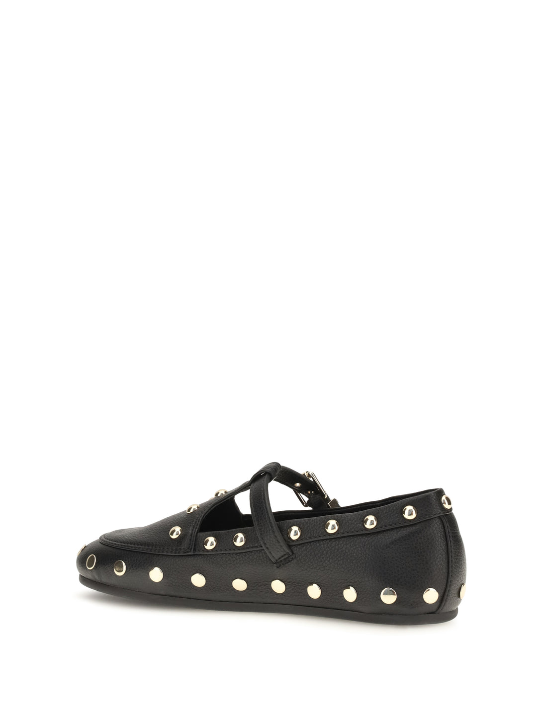 Mary Jenny studded Ballerinas in pebbled leather 3