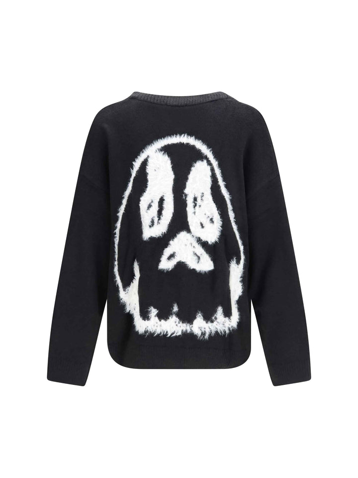 Chito V-neck Cardigan with graphic back