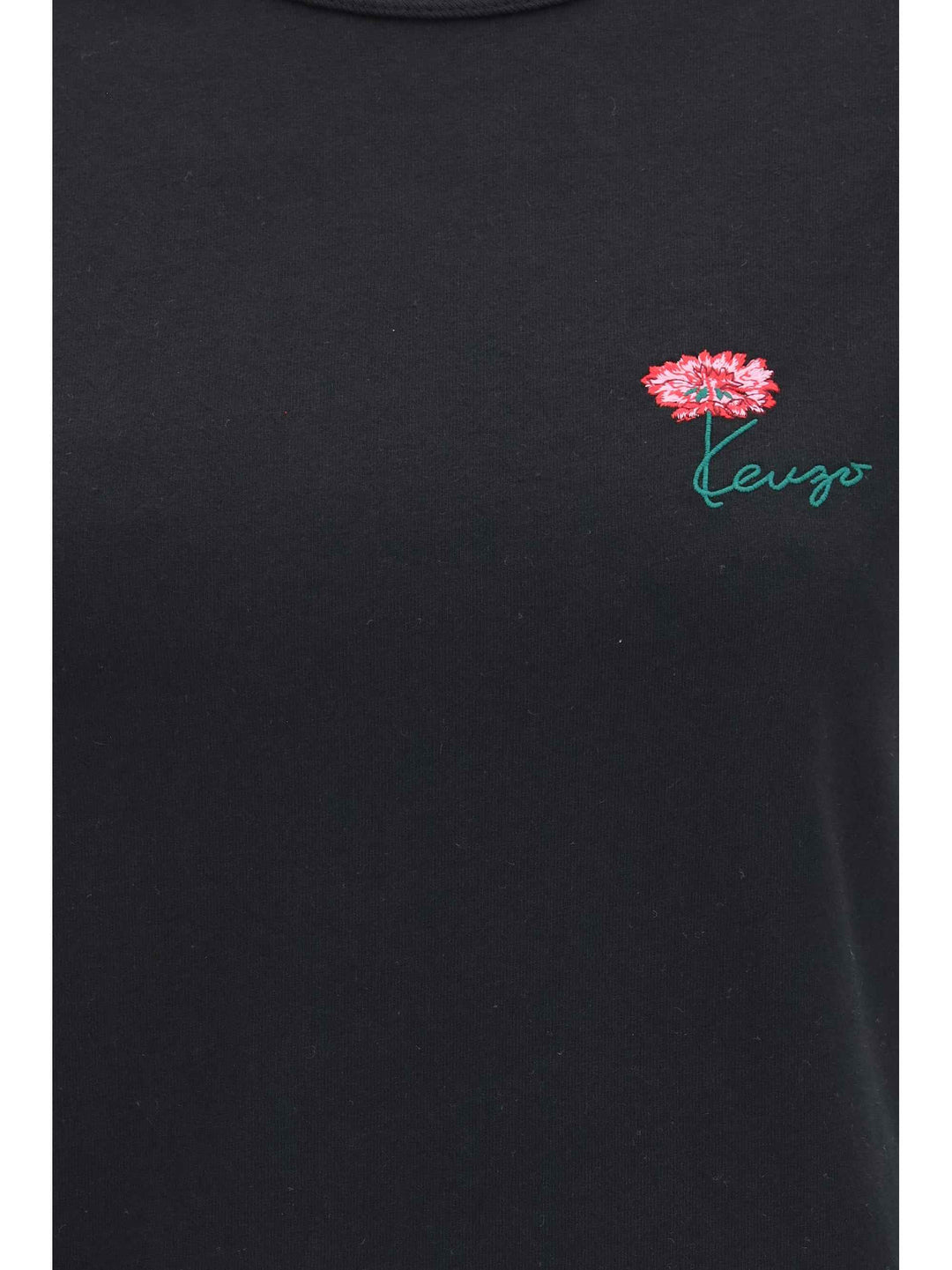 Kenzo Tulip embroidered cotton T-shirt