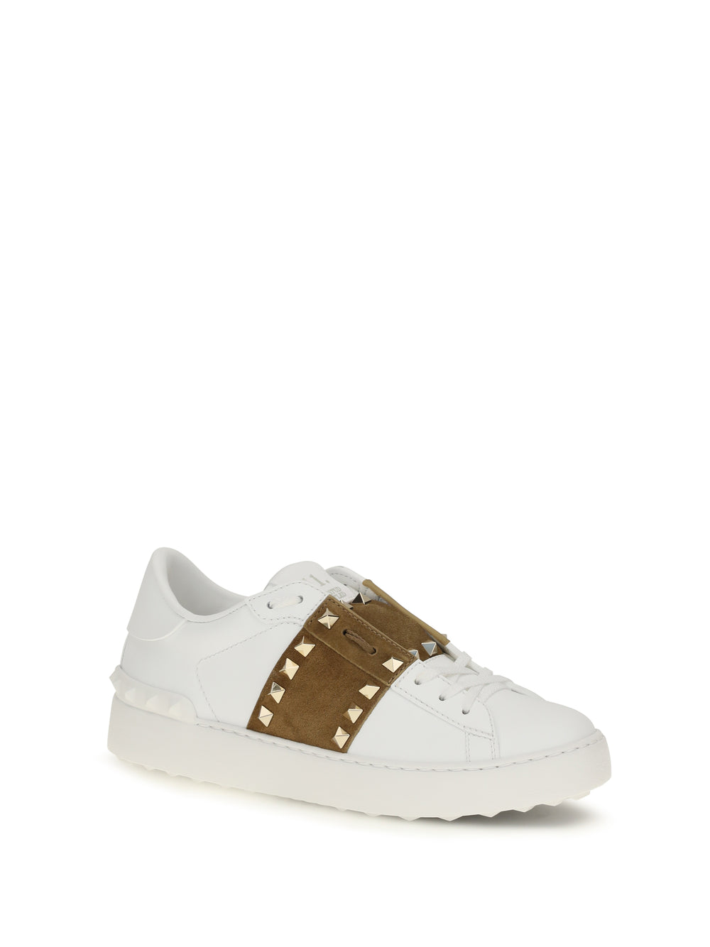 Rockstud Untitled Sneakers with suede band 2
