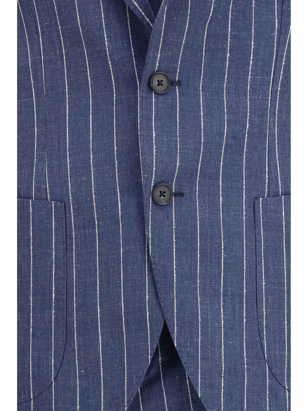 Single-breasted pinstripe Suit with patch pocket