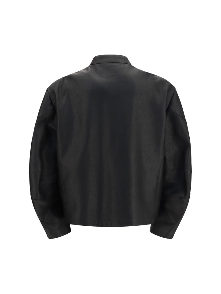 Horsebit leather Biker Jacket 2