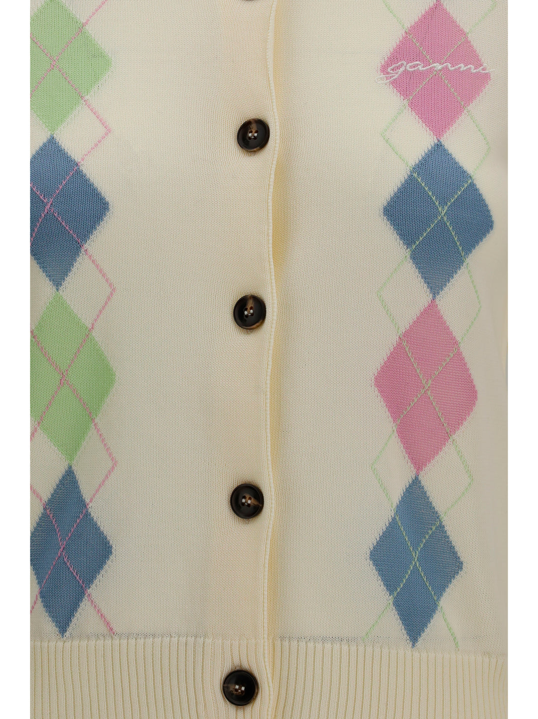 Diamond-pattern Cardigan 3