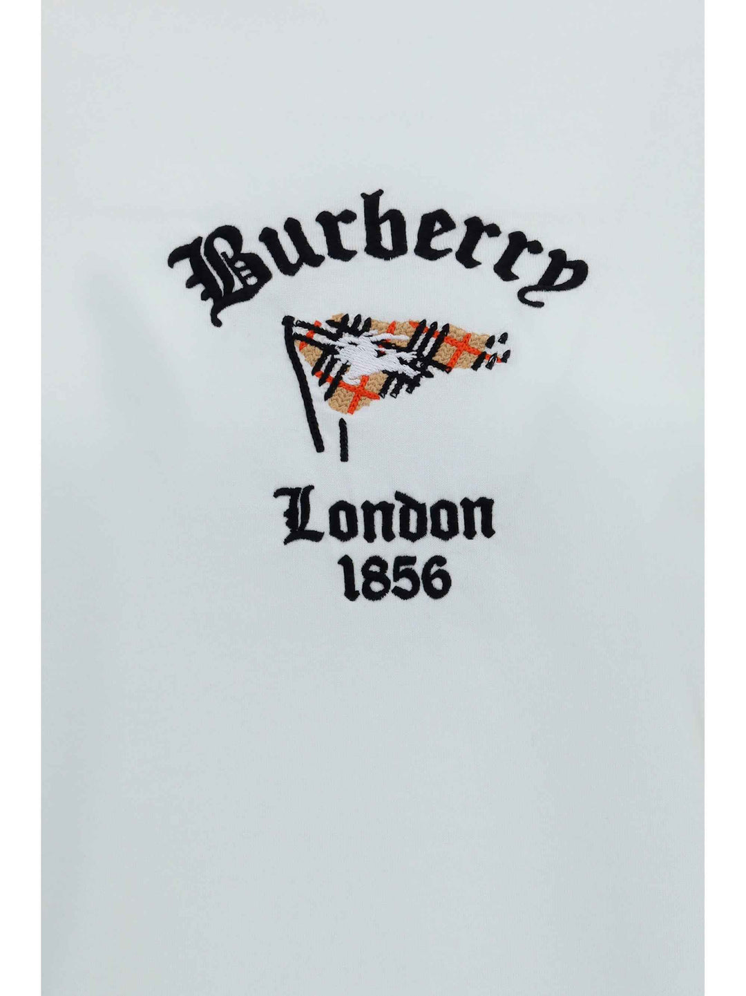 Cotton T-Shirt with Check Flag